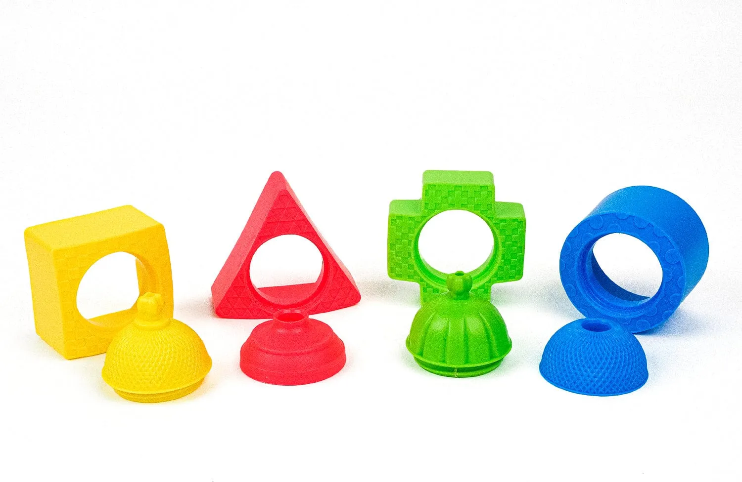 4 Shapes And 4 Beads  12 Pcs