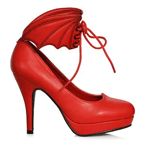 414-WINGS 4" Pump with Bat Wing Detail