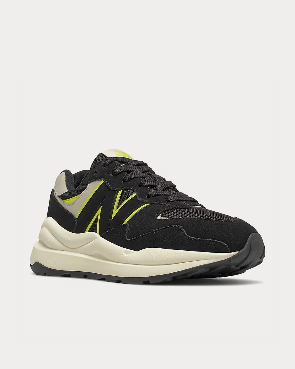 57/40 Black with Oyster Pink Low Top Sneakers