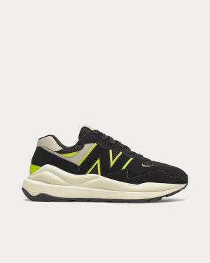 57/40 Black with Oyster Pink Low Top Sneakers