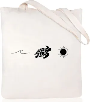 Andeiltech Canvas Tote Bag for Women, Aesthetic Travel Tote Bag Shoulder Reusable Grocery Bags Mom Birthday Gift