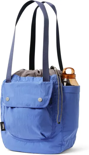Bellroy Cinch Tote (16 liter lightweight tote bag with external organization, pop pockets, a luggage pass-through, and effortless draw-cord closure) - DenimBlue