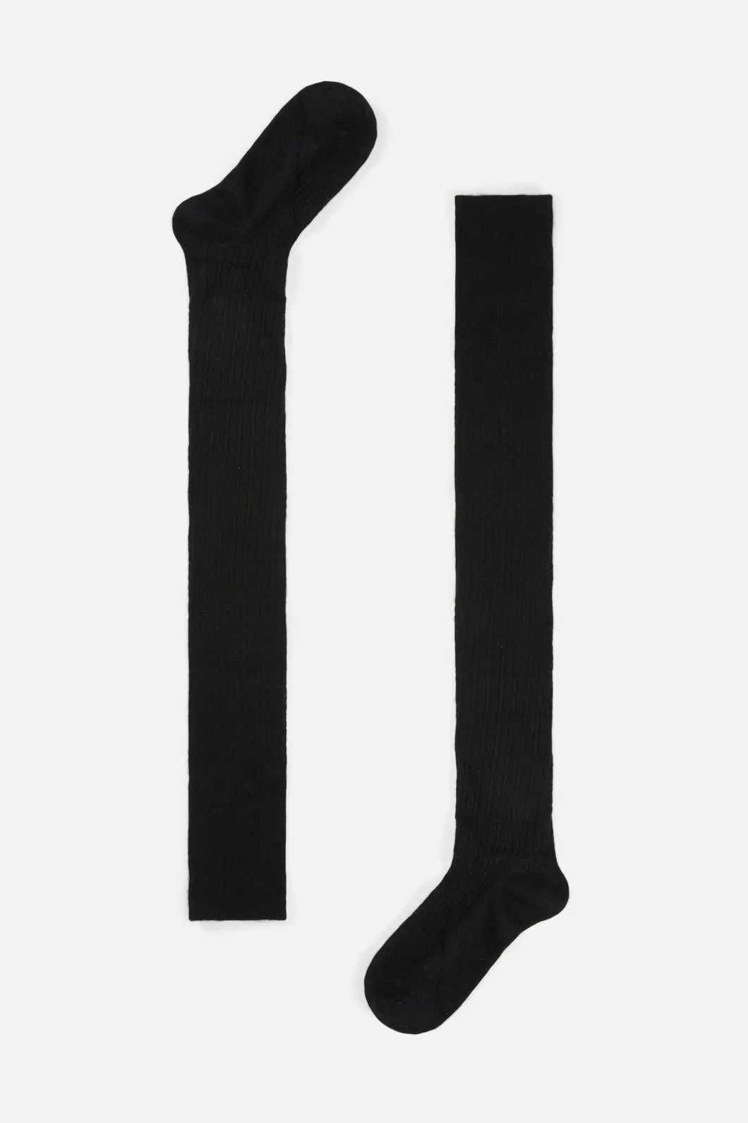 Black Over The Knee Socks