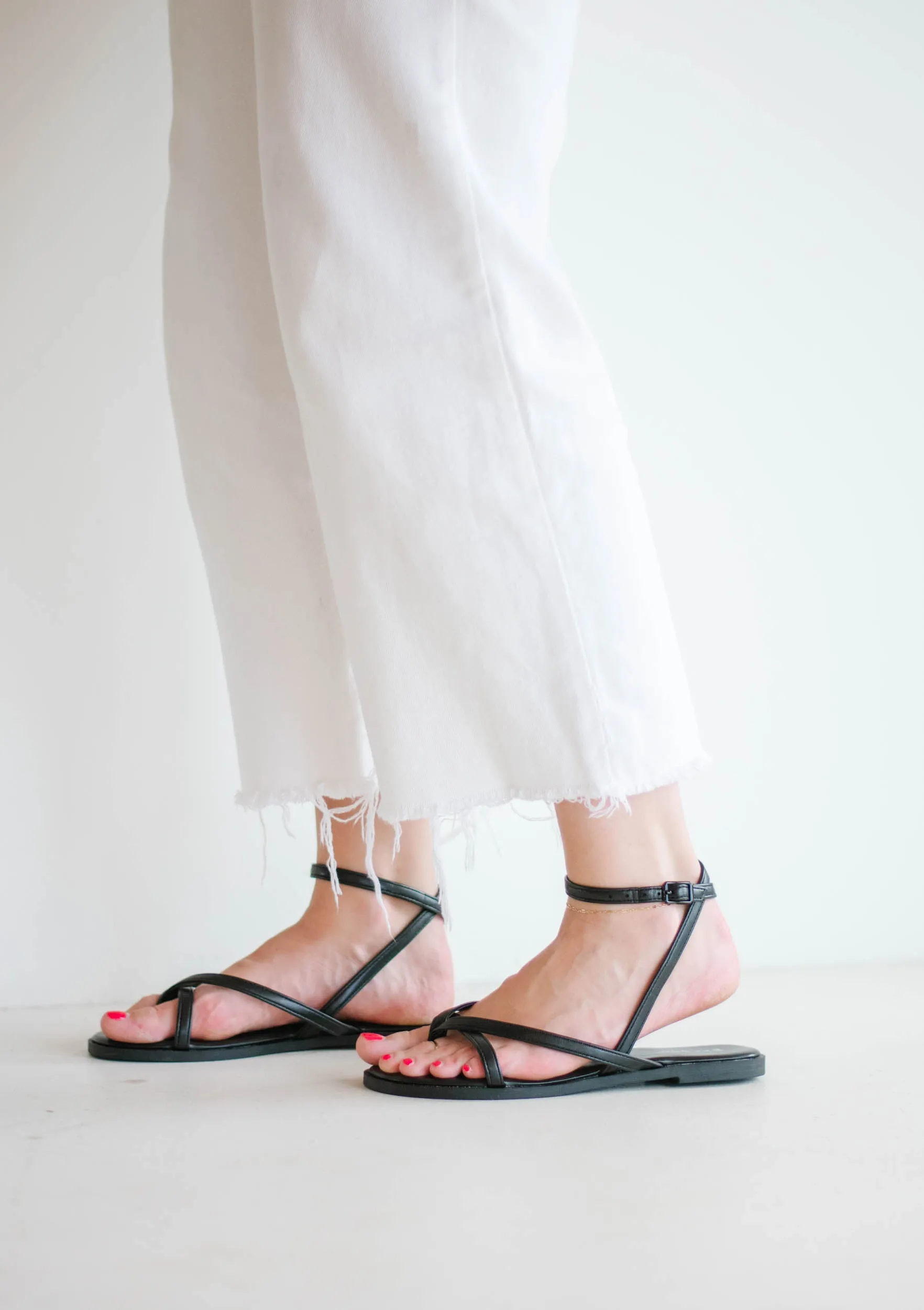 Black Strappy Sandal