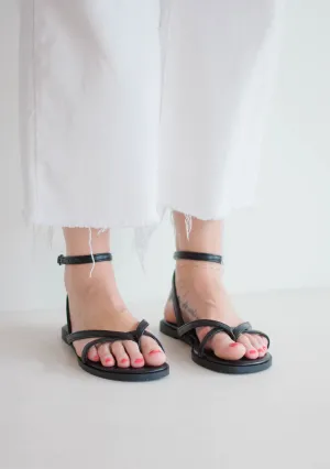 Black Strappy Sandal