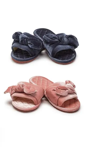 Bow Detail Slippers 2 Colors