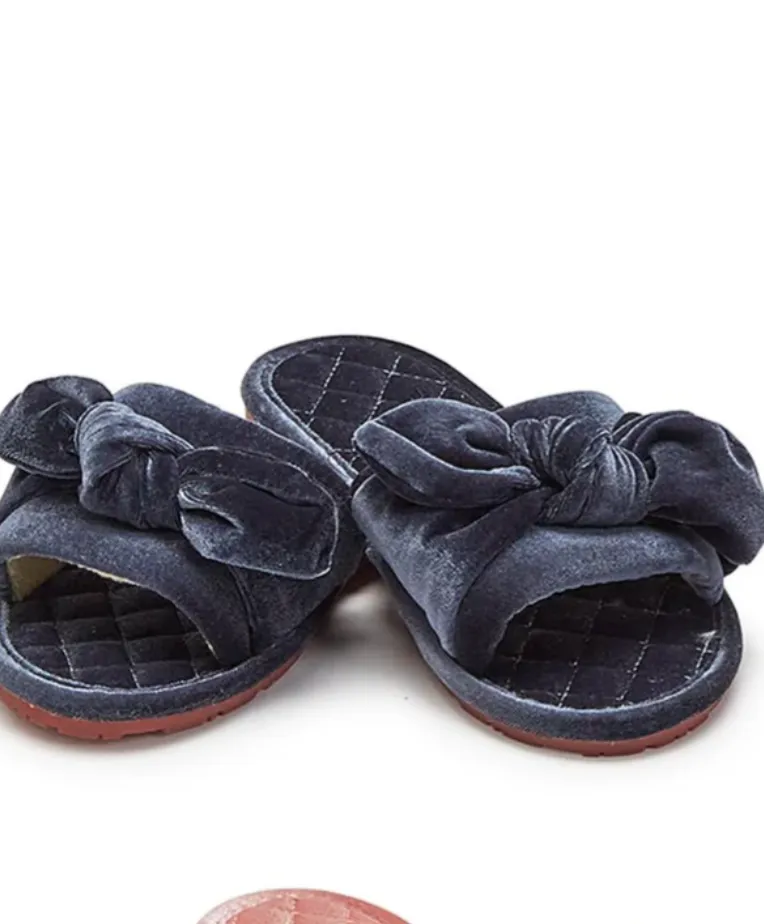 Bow Detail Slippers 2 Colors