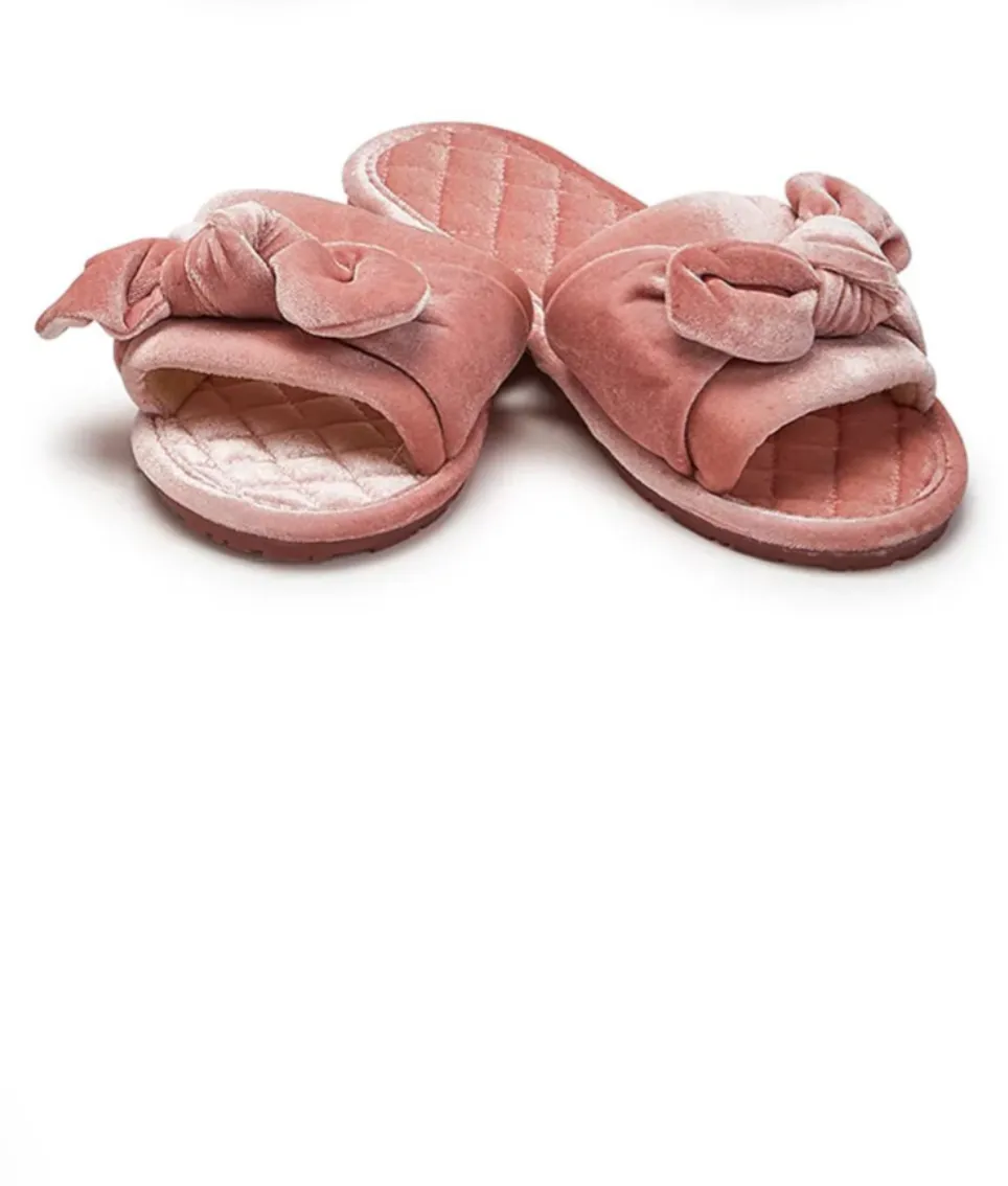 Bow Detail Slippers 2 Colors