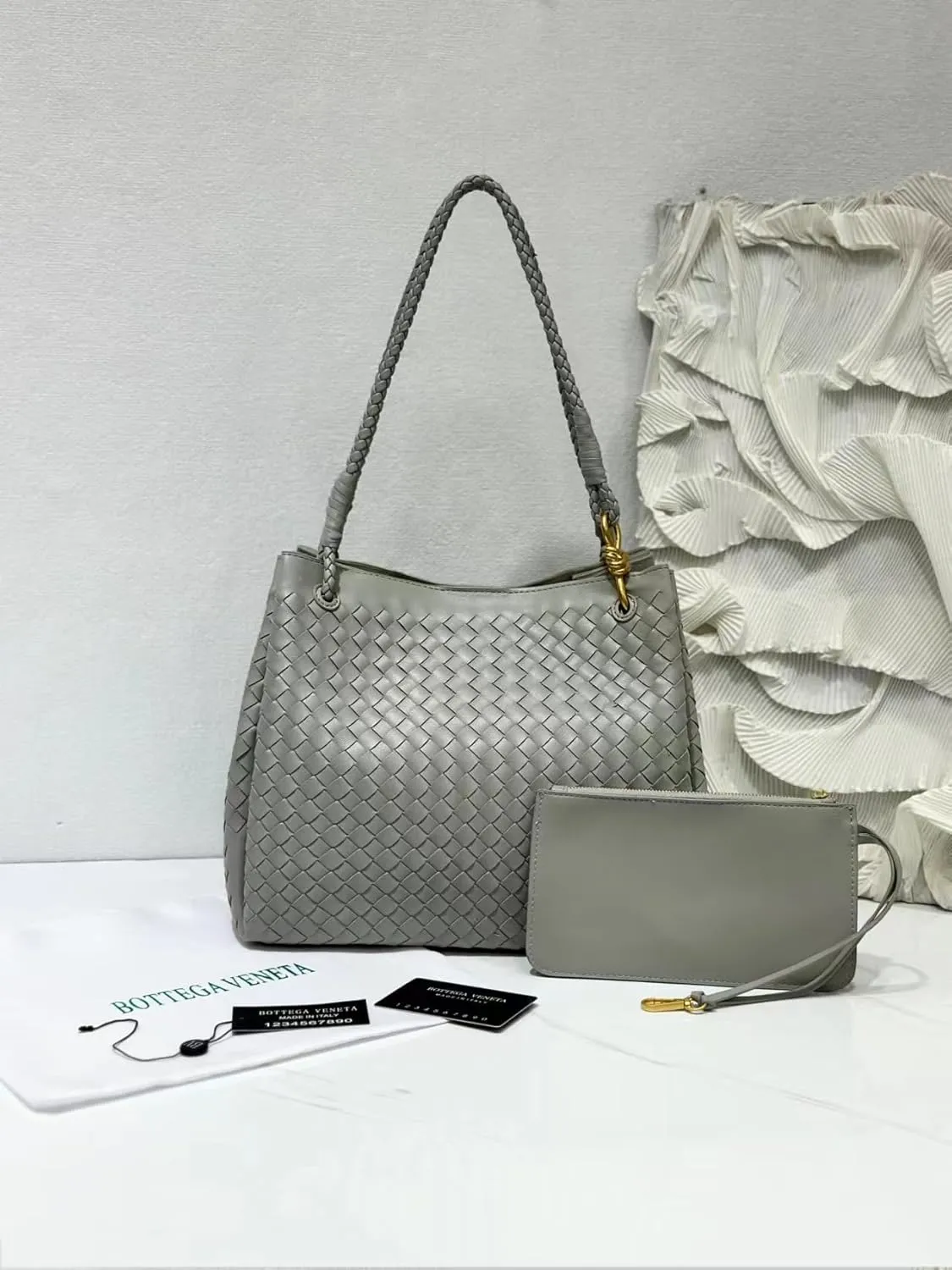 Braided British style parachute purses shoulder crossbody handbags underarm tote bags