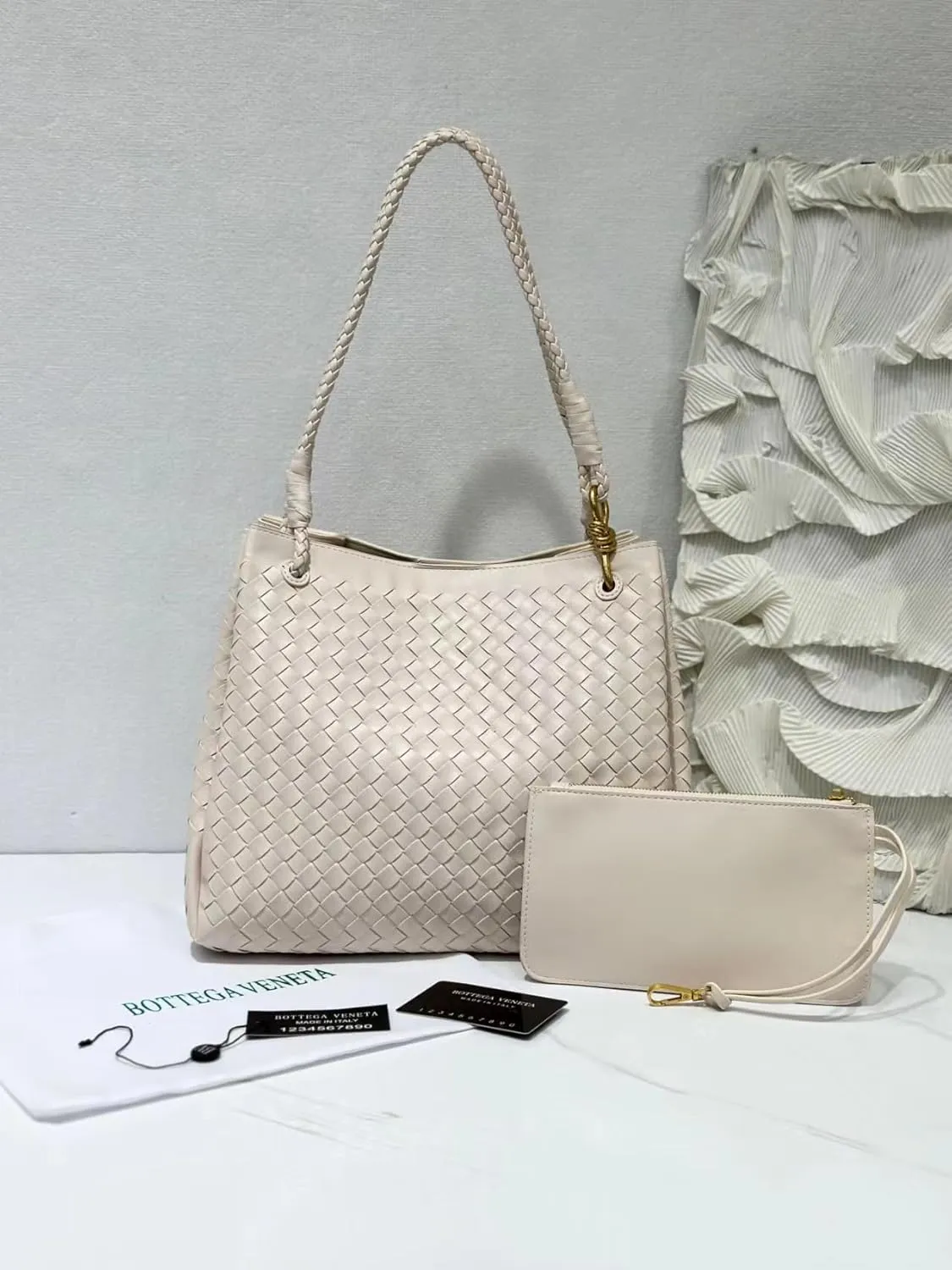 Braided British style parachute purses shoulder crossbody handbags underarm tote bags