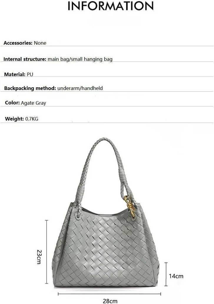 Braided British style parachute purses shoulder crossbody handbags underarm tote bags
