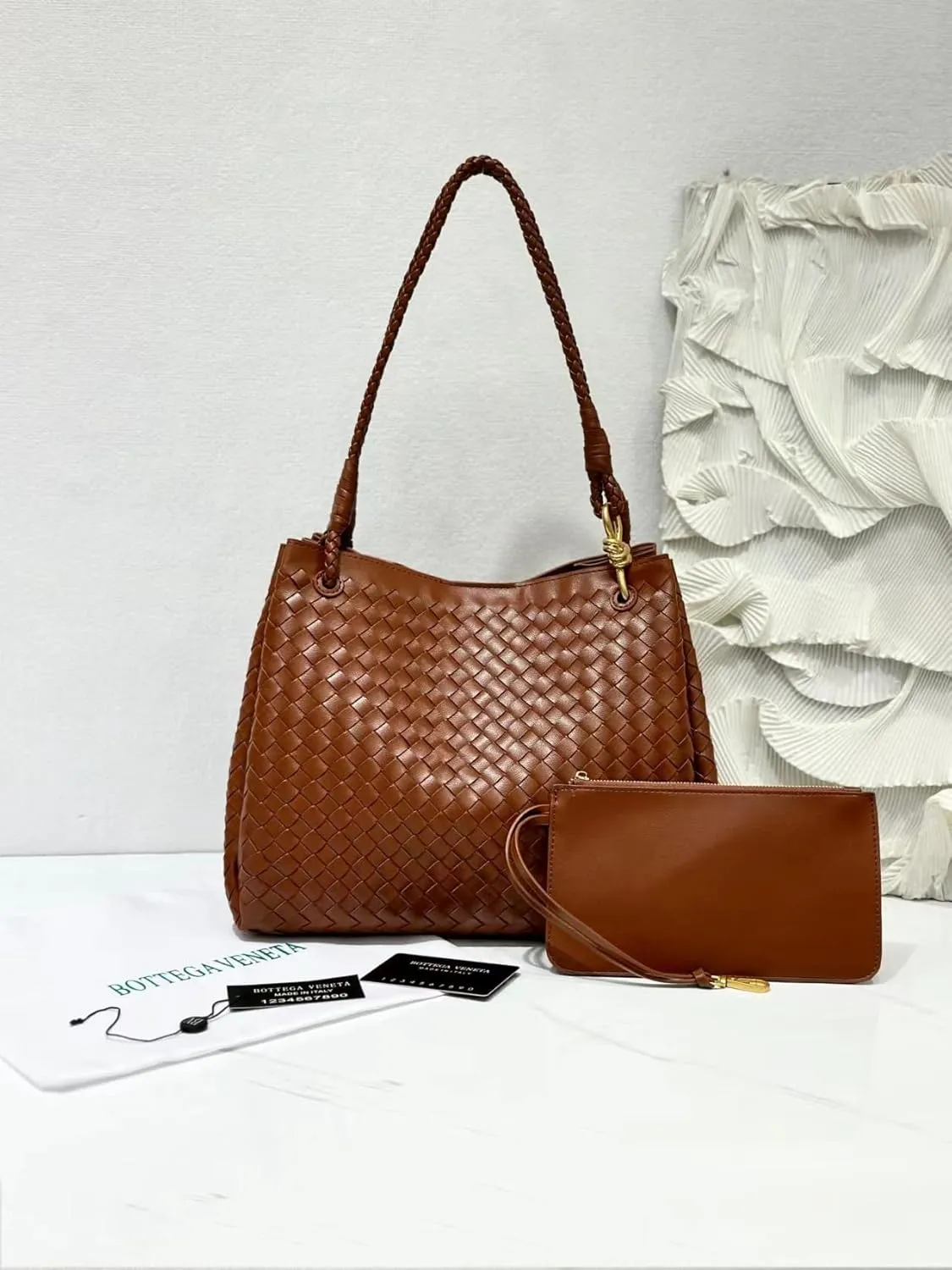 Braided British style parachute purses shoulder crossbody handbags underarm tote bags
