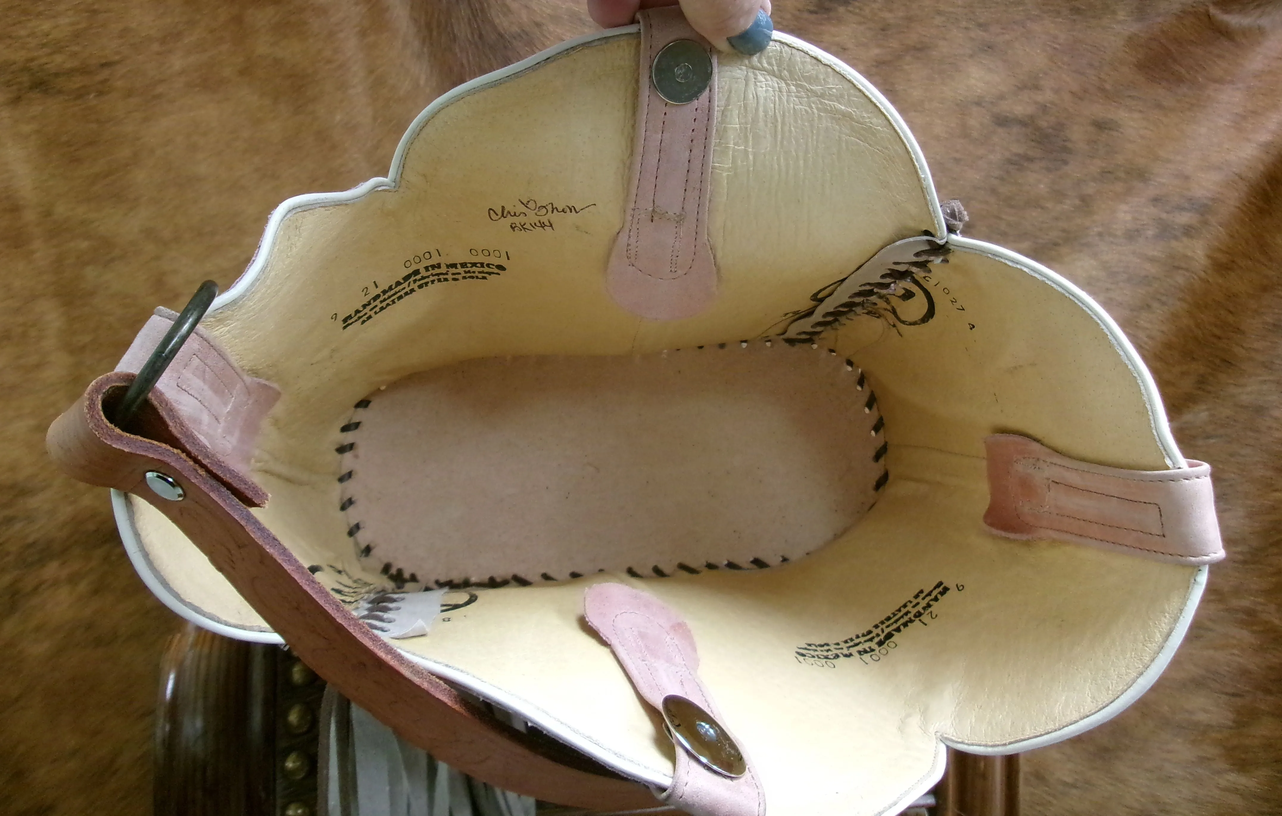 Bucket Bag Cowboy Boot Fringe Purse BK144