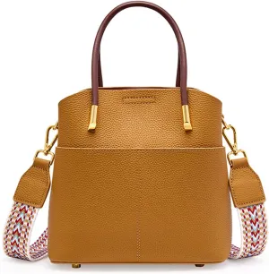 Bucket Bag for Women, Top-Handle Handbags, Bucket Purses Shoulder Bag for Women with Removable Straps