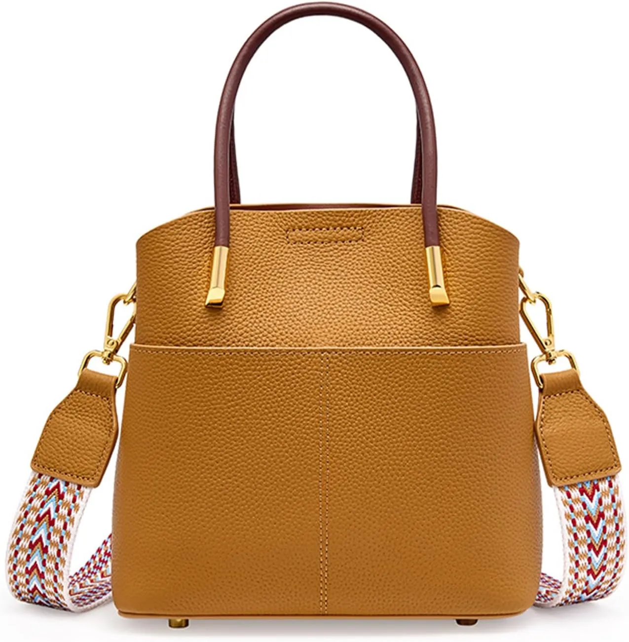 Bucket Bag for Women, Top-Handle Handbags, Bucket Purses Shoulder Bag for Women with Removable Straps