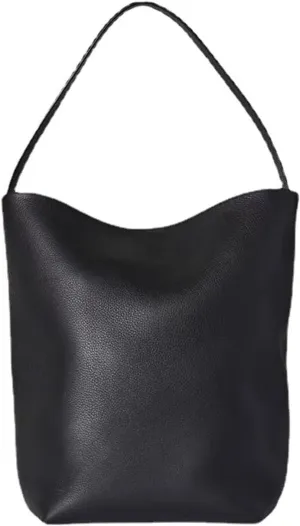 Bucket Bag Large Capacity Shoulder Bag First Layer Soft Cowhide Tote Mommy Bag