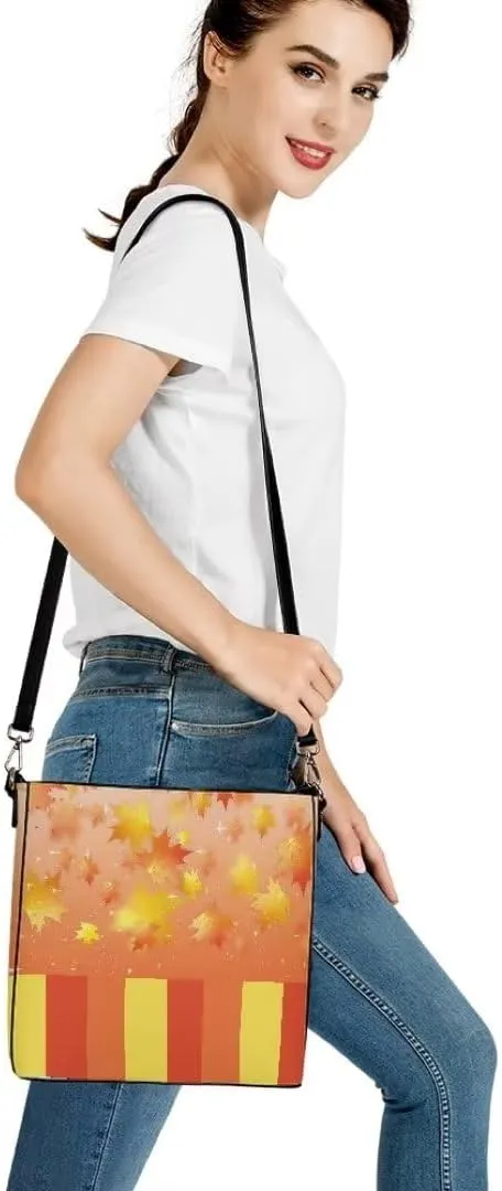 Bucket Bags for Women, PU Leather Waterproof Tote Bag Shoulder Bag for Travel, Work, Adjustable Crossbody Strap