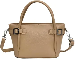 Bucket Bags for Women Trendy Crossbody Bags Elegant Handbags Leather Tote Bag Solid Color Shoulder Bag Bucket Purse