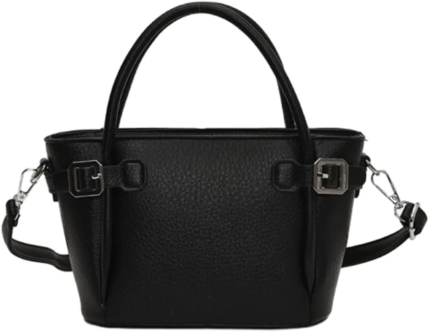 Bucket Bags for Women Trendy Crossbody Bags Elegant Handbags Leather Tote Bag Solid Color Shoulder Bag Bucket Purse