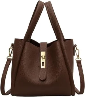 Bucket Bags for Women Trendy Vintage Bucket Bag Women's Bucket Bag Crossbody Bag Single Shoulder Handbag
