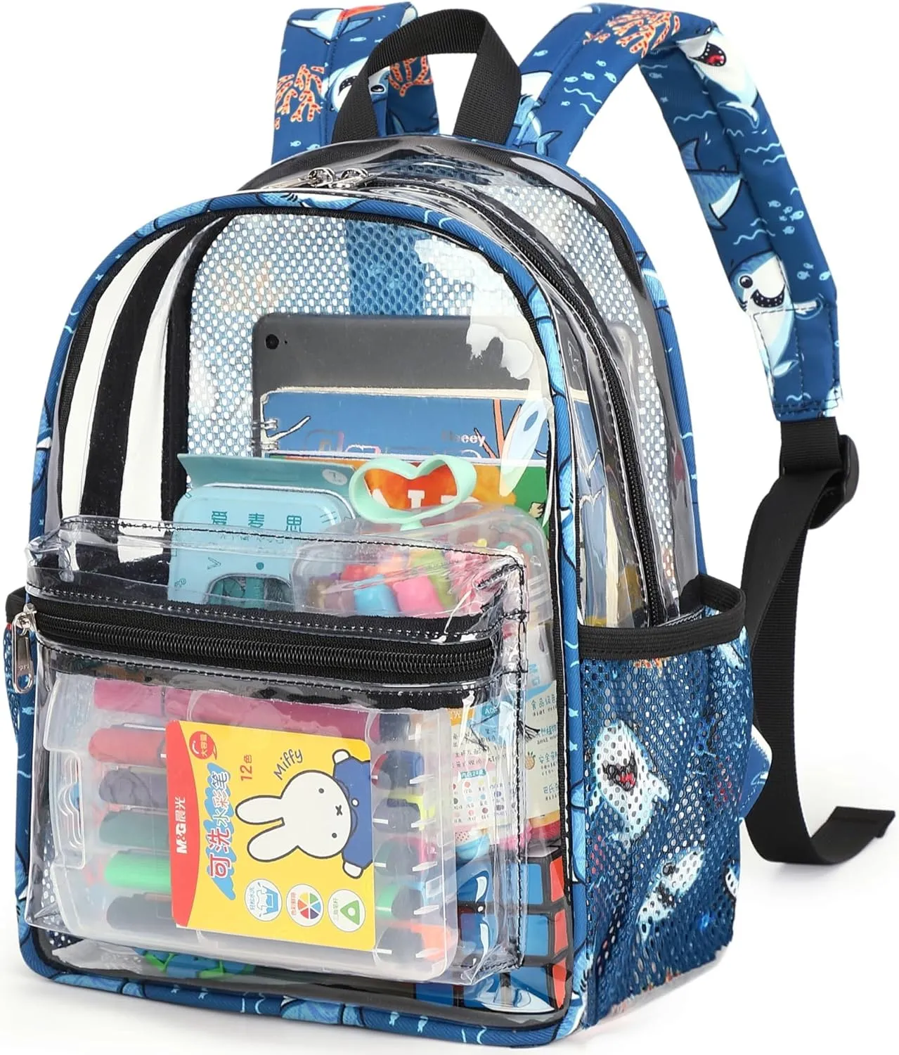 CAMTOP Clear Backpack for Stadium Events Approved 12x6x12 Small Clear Bag Mini Backpacks Purse for festival Concert Work