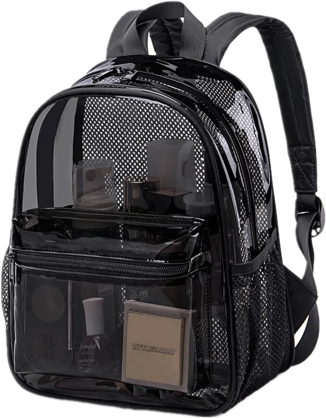 CAMTOP Clear Backpack for Stadium Events Approved 12x6x12 Small Clear Bag Mini Backpacks Purse for festival Concert Work