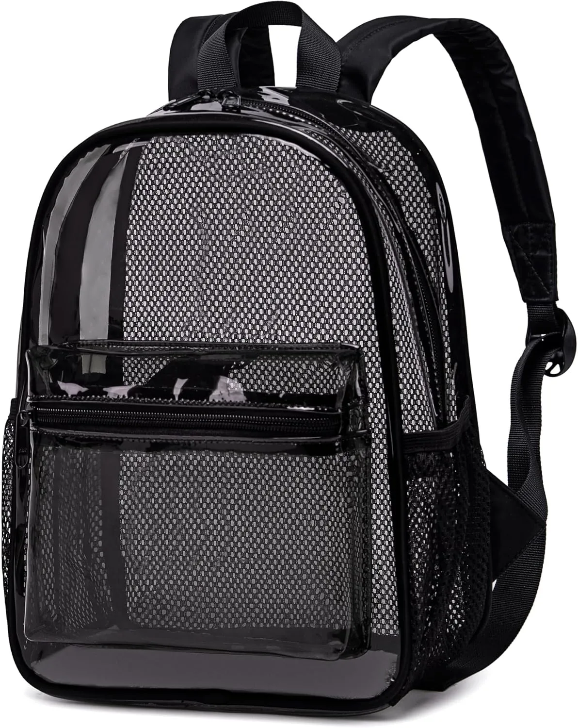 CAMTOP Clear Backpack for Stadium Events Approved 12x6x12 Small Clear Bag Mini Backpacks Purse for festival Concert Work