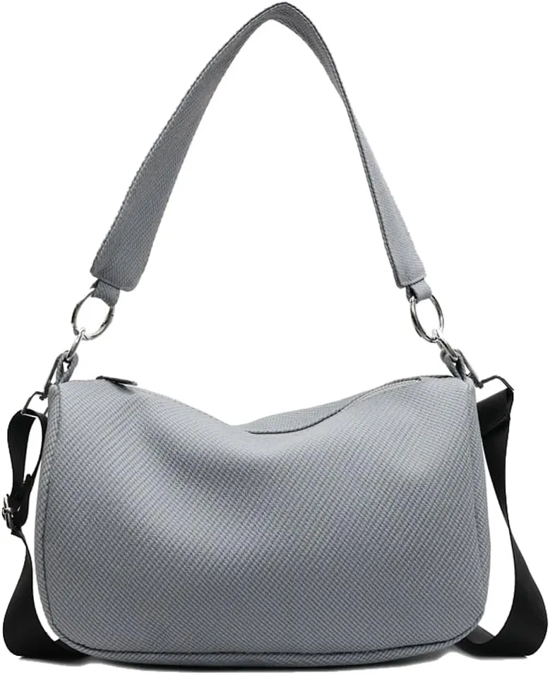 Canvas Crossbody Bags Women 2025 Trendy Spring Slouchy Hobo Shoulder Purse Top Handle Tote Handbag Satchel Work Purse
