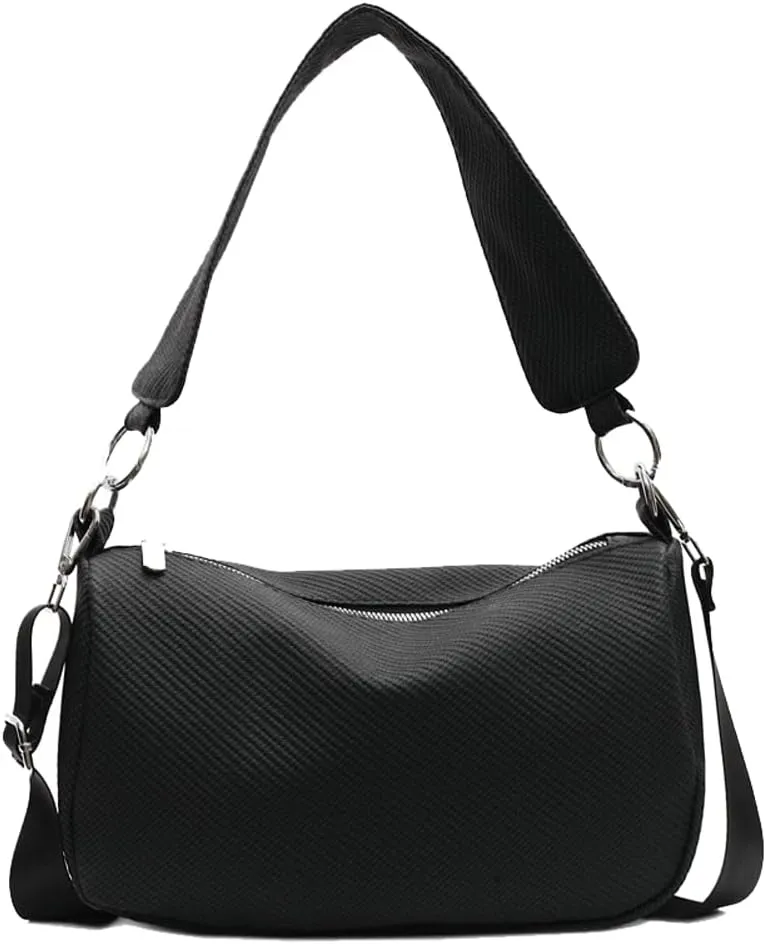 Canvas Crossbody Bags Women 2025 Trendy Spring Slouchy Hobo Shoulder Purse Top Handle Tote Handbag Satchel Work Purse