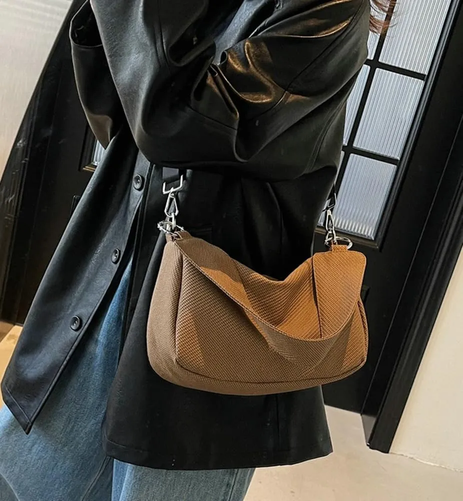 Canvas Crossbody Bags Women 2025 Trendy Spring Slouchy Hobo Shoulder Purse Top Handle Tote Handbag Satchel Work Purse