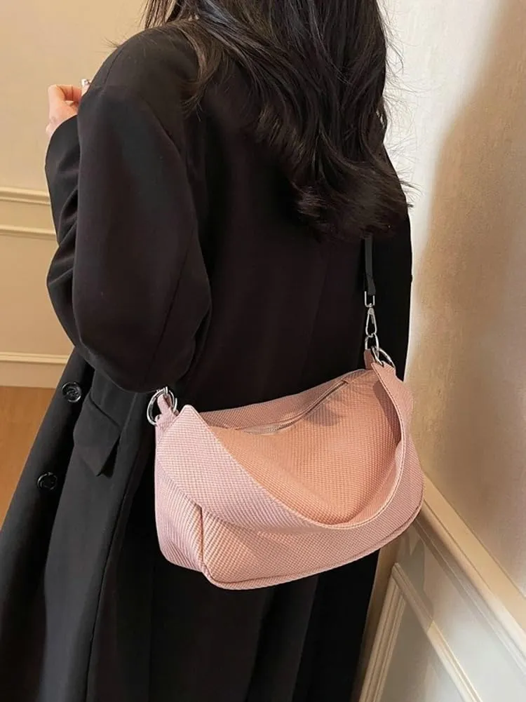 Canvas Crossbody Bags Women 2025 Trendy Spring Slouchy Hobo Shoulder Purse Top Handle Tote Handbag Satchel Work Purse