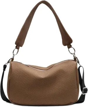 Canvas Crossbody Bags Women 2025 Trendy Spring Slouchy Hobo Shoulder Purse Top Handle Tote Handbag Satchel Work Purse