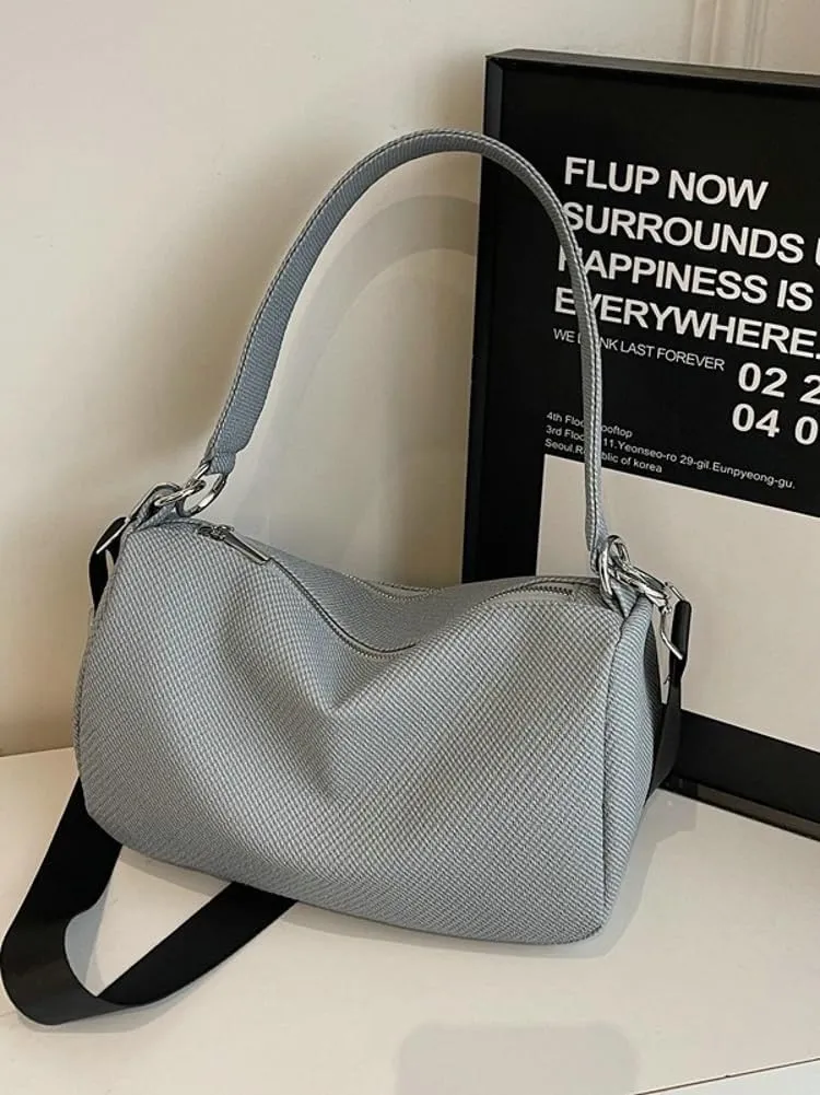 Canvas Crossbody Bags Women 2025 Trendy Spring Slouchy Hobo Shoulder Purse Top Handle Tote Handbag Satchel Work Purse