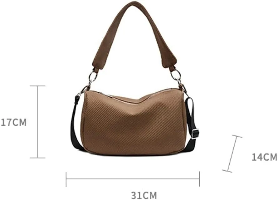 Canvas Crossbody Bags Women 2025 Trendy Spring Slouchy Hobo Shoulder Purse Top Handle Tote Handbag Satchel Work Purse