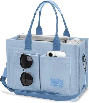Canvas Tote Bag for Women with Pockets Large Crossbody Bag Satchel Bag Handbag Everything Everyday Bag for Work Daily