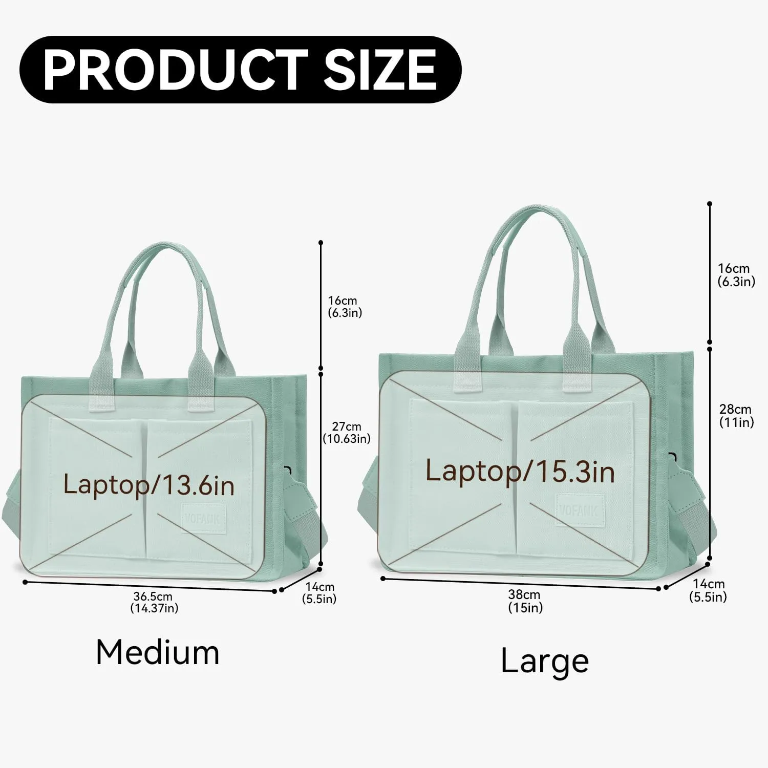 Canvas Tote Bag for Women with Pockets Large Crossbody Bag Satchel Bag Handbag Everything Everyday Bag for Work Daily