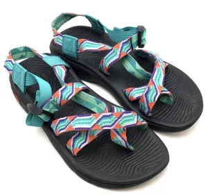Chaco Women's Grandeur Blue Strappy Sandals - Size 8