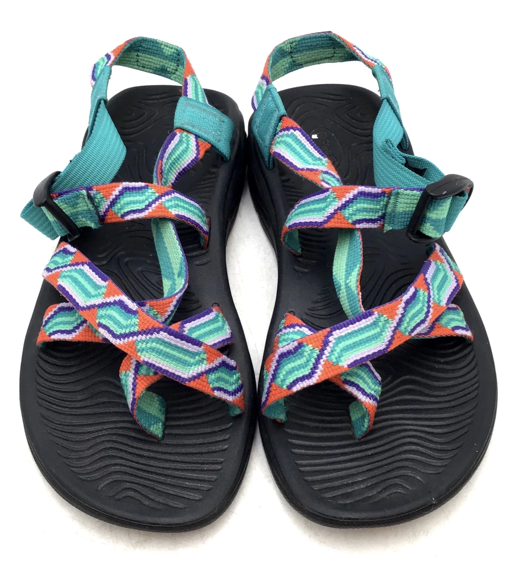 Chaco Women's Grandeur Blue Strappy Sandals - Size 8