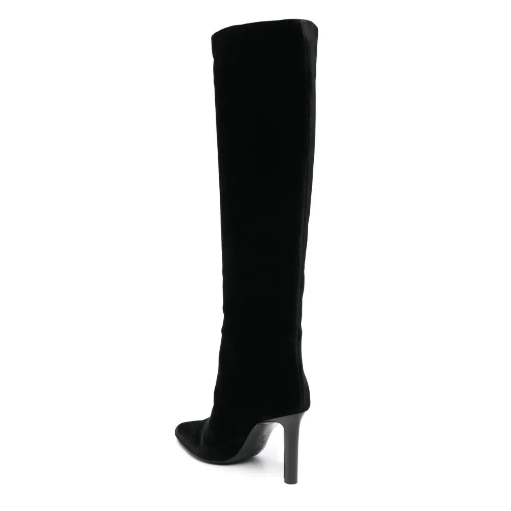 Chic Leather Knee High Boots