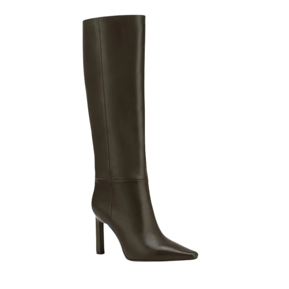 Chic Leather Knee High Boots