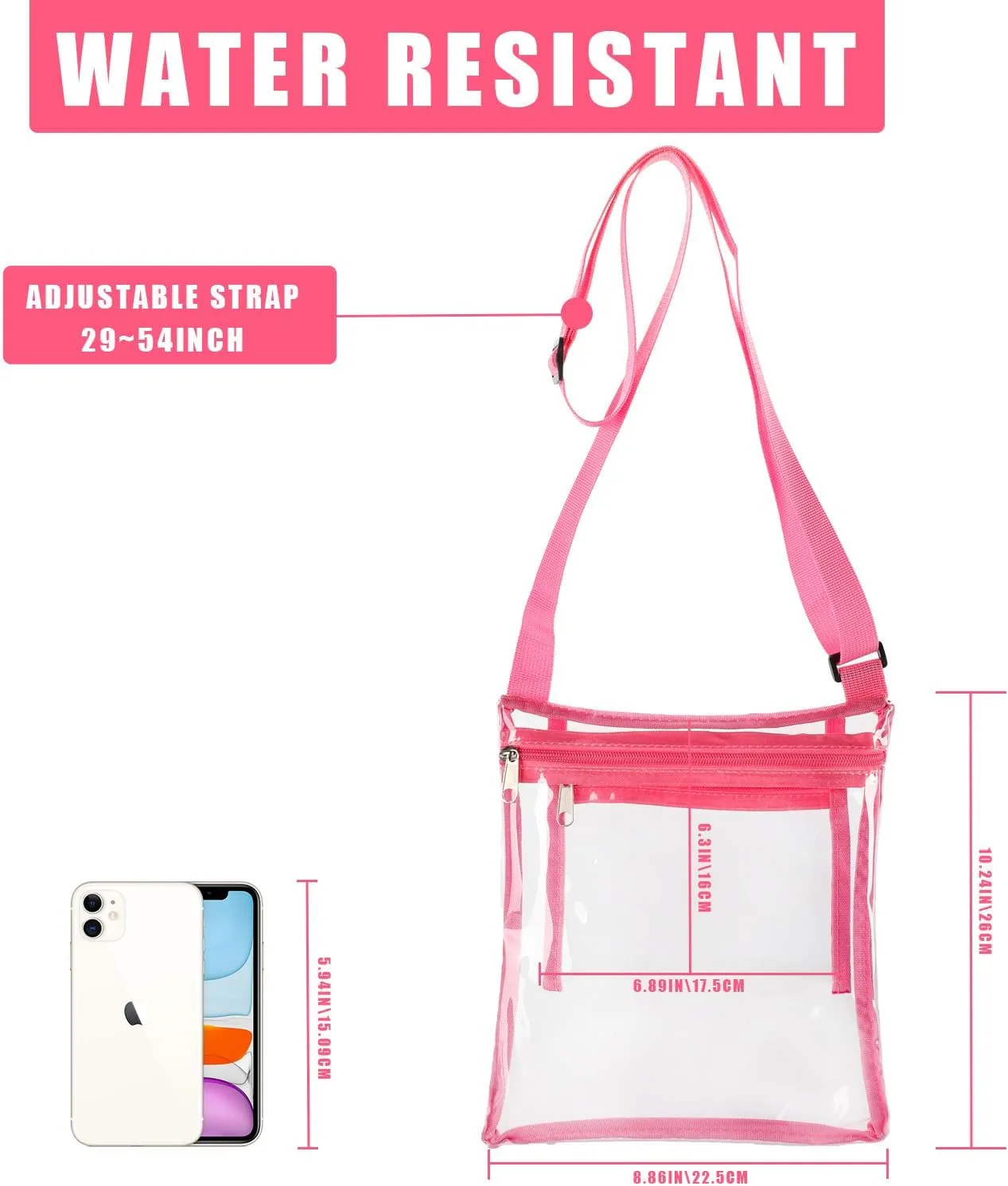 Clear Bag For Stadium Events Clear Bags for Women