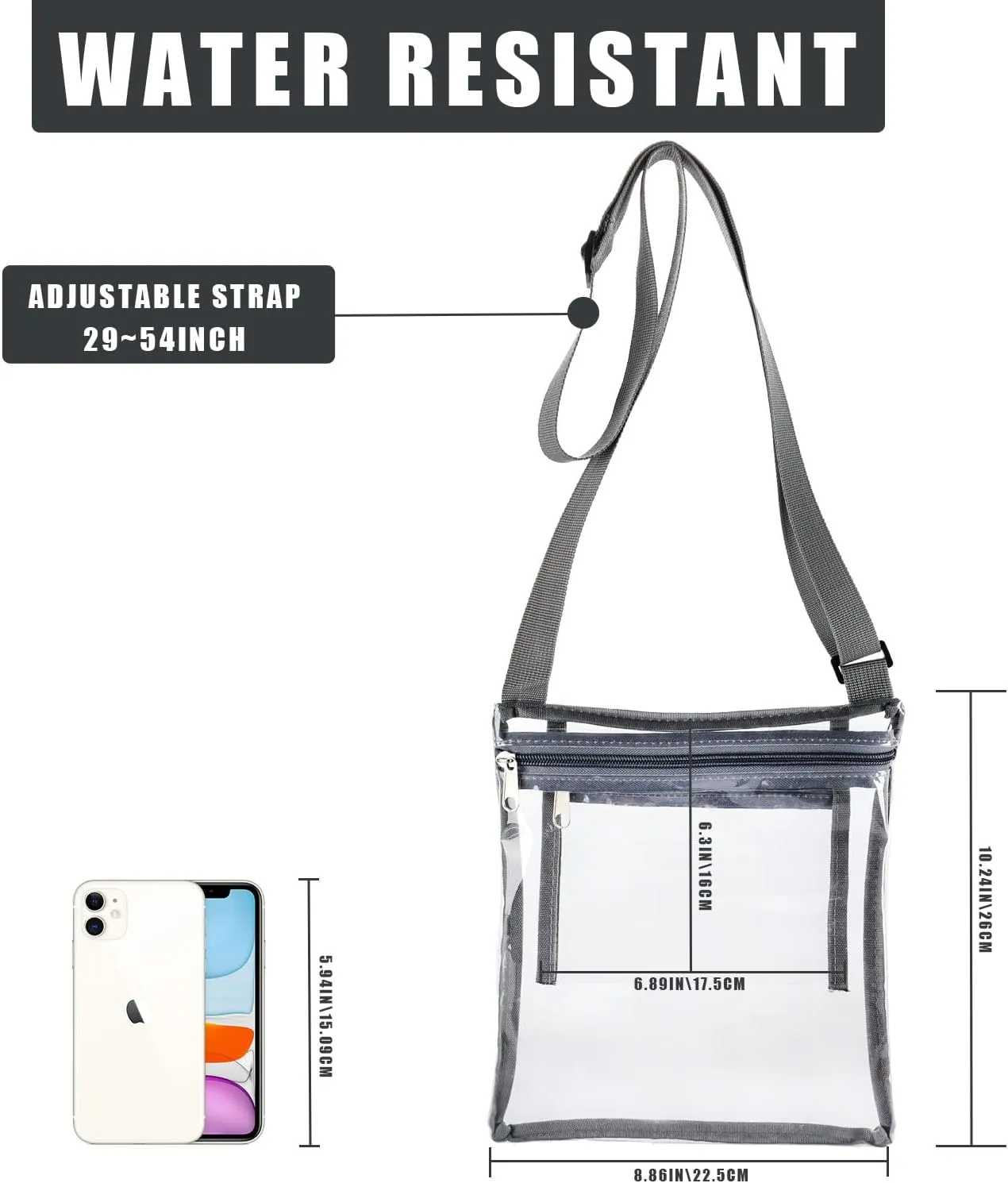 Clear Bag For Stadium Events Clear Bags for Women