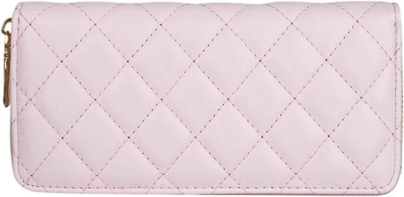 Clutch Purses for Women Cute Light Pink Lattice Pattern Handbag for Women Fashionable Clutches for Parties and Dinners