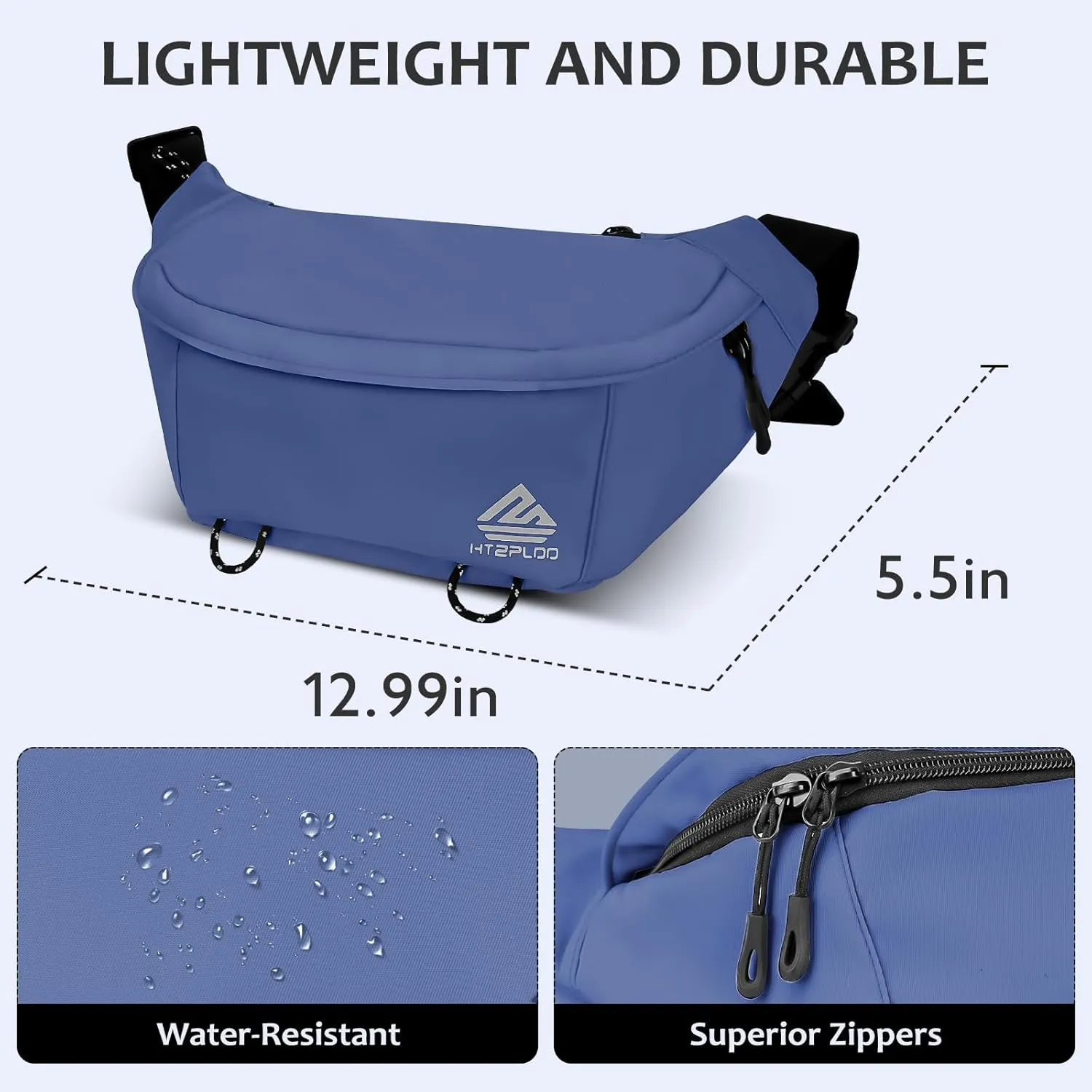 Crossbody Bag for Women Men, Sling Bag for Travel Hiking Walking Cycling
