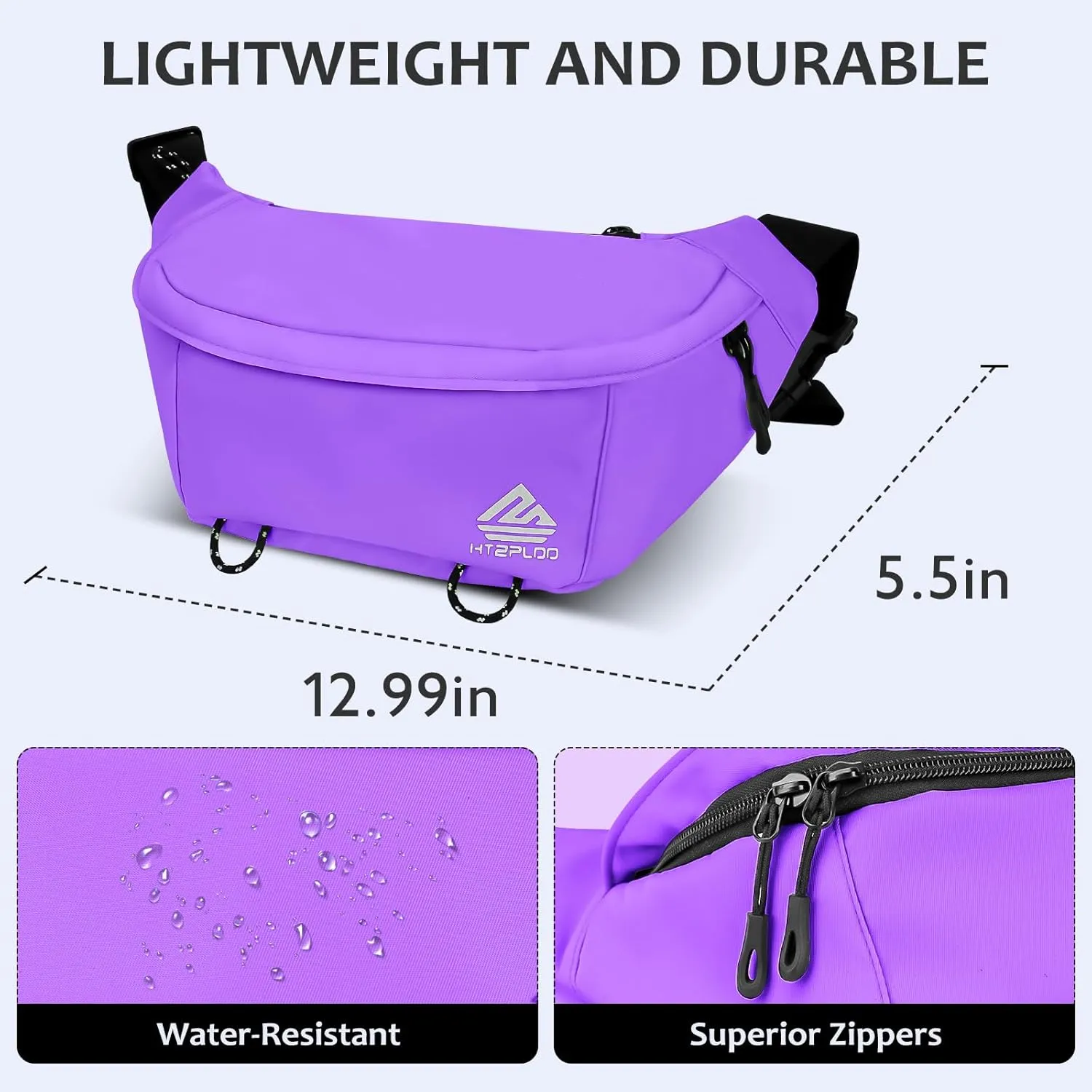 Crossbody Bag for Women Men, Sling Bag for Travel Hiking Walking Cycling