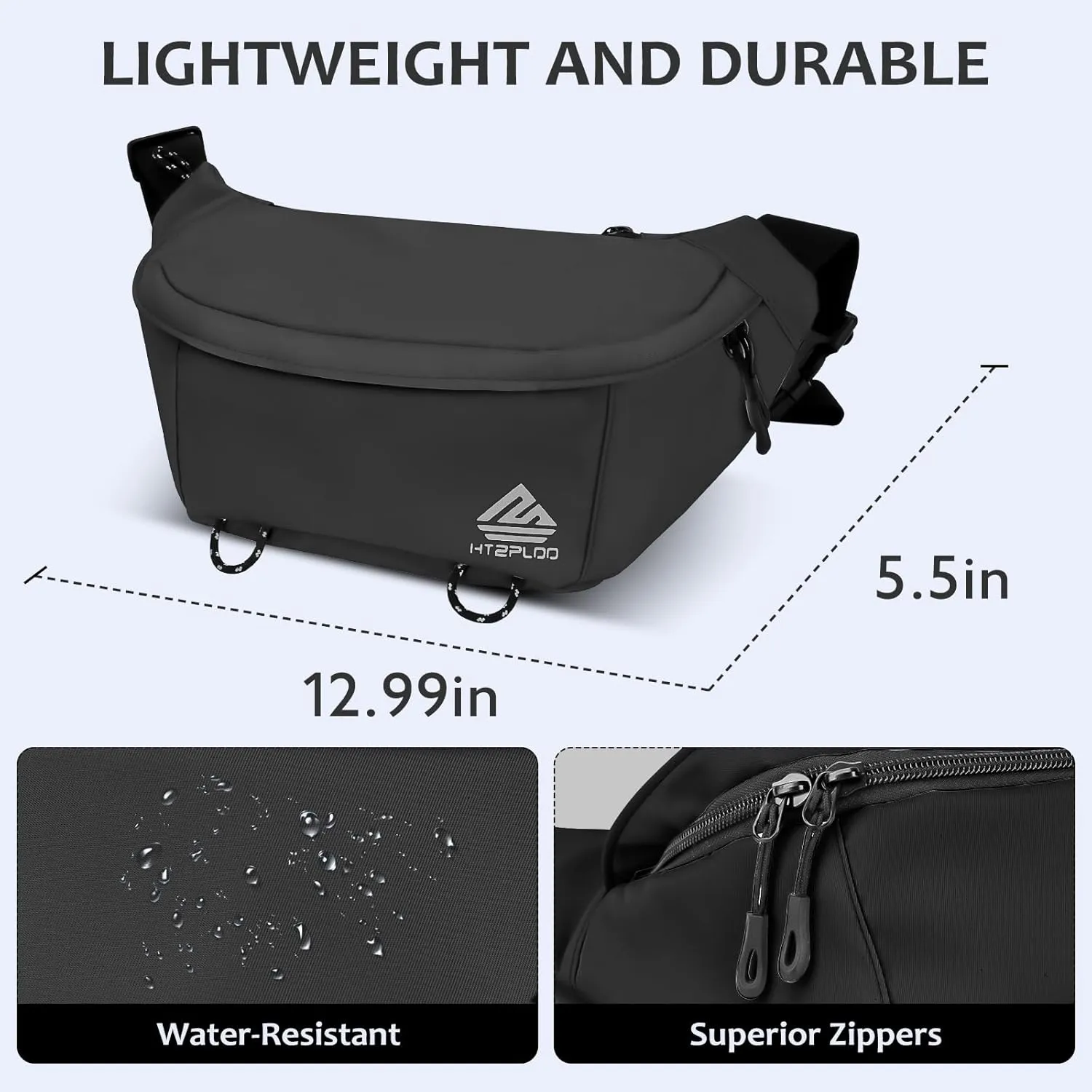 Crossbody Bag for Women Men, Sling Bag for Travel Hiking Walking Cycling