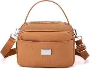 Crossbody Bag for Women,Lightweight Small Crossbody Purse Nylon Women's Shoulder Handbags With Top Handle