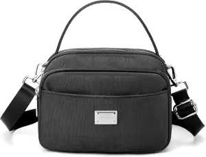 Crossbody Bag for Women,Lightweight Small Crossbody Purse Nylon Women's Shoulder Handbags With Top Handle