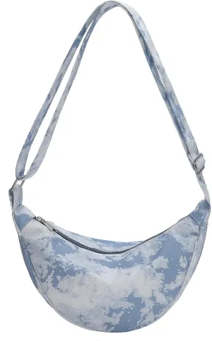 Crossbody Bags Trendy Hobo Sling Nylon Crescent Purses and Handbag Dumpling Bag Chest Bag Bum Fanny Packs