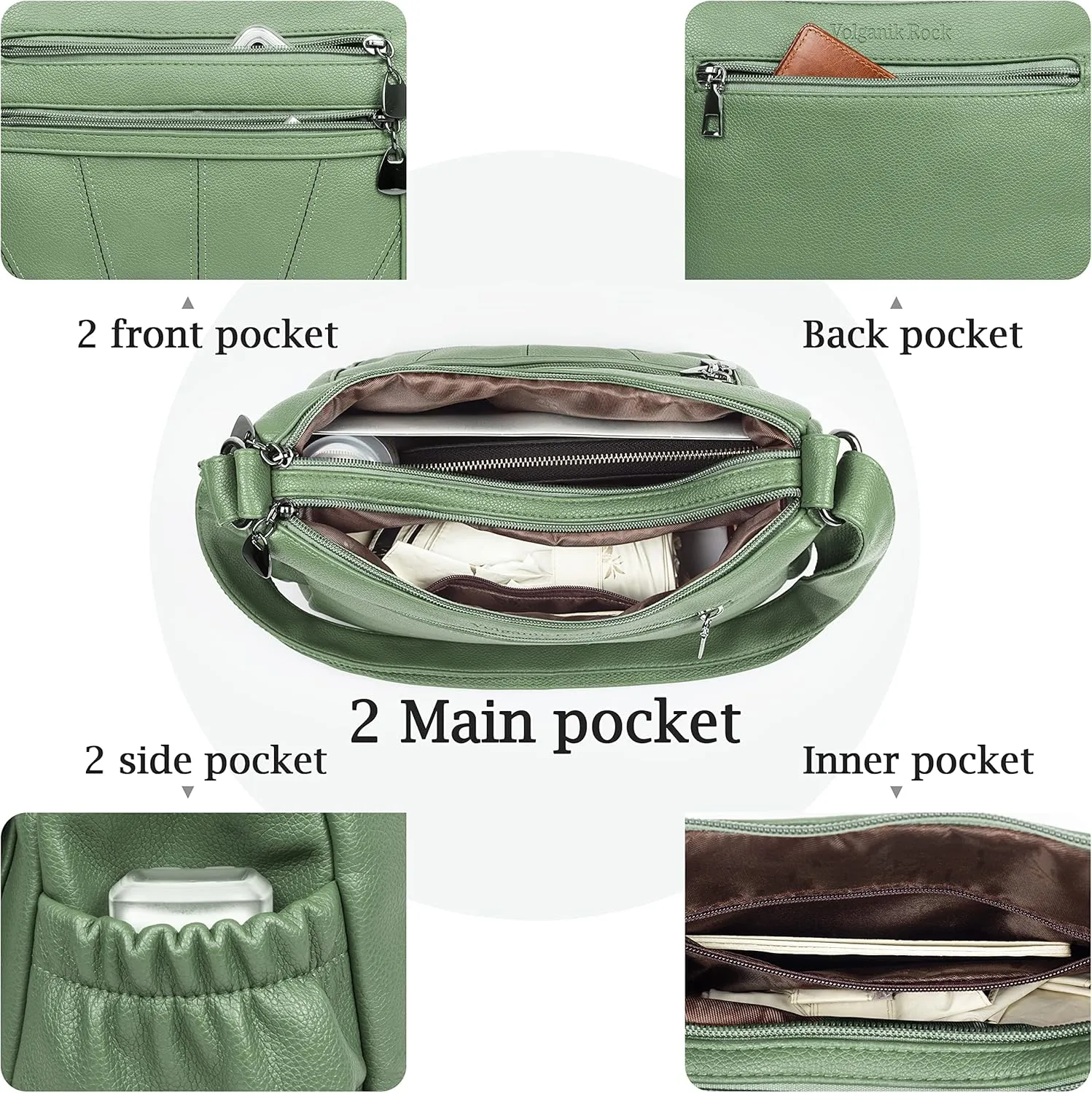 Crossbody Purse for Women Ladies Soft PU Leather Shoulder Bag Medium Roomy Handbag Fashion Tote Top Handle Satchel